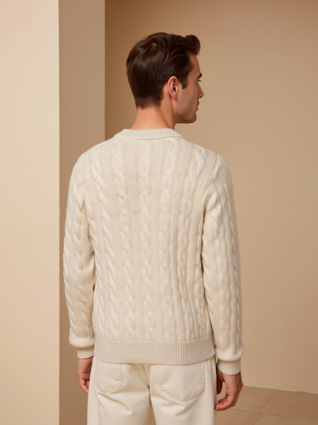 Men’s Knit Cable Sweater