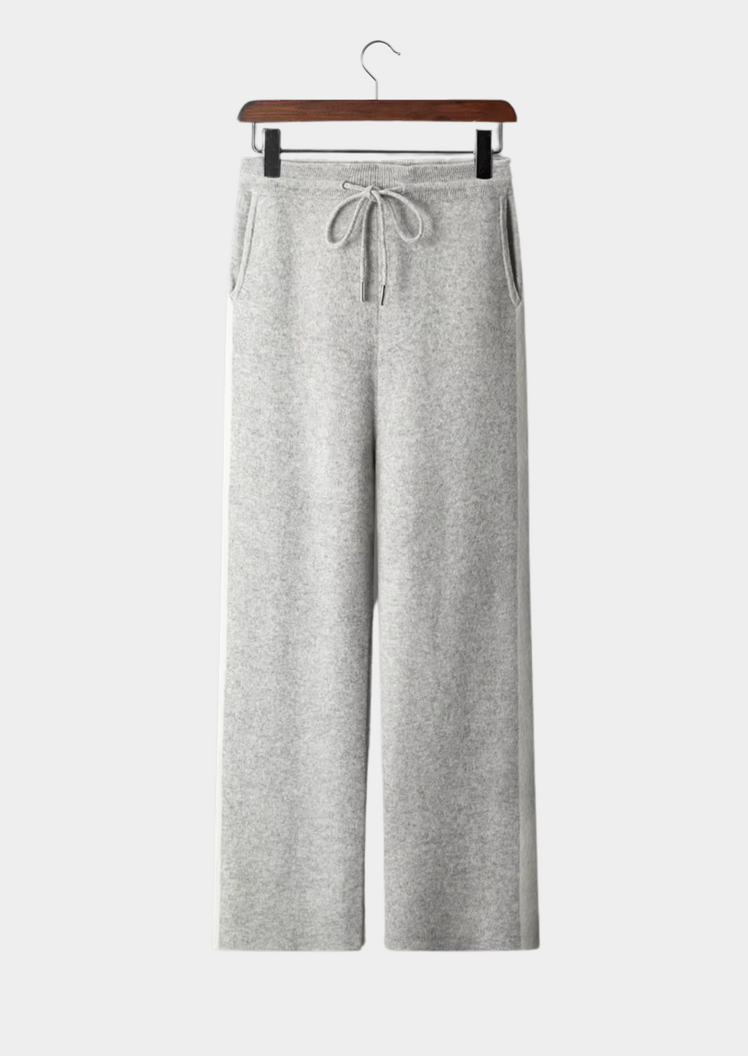 Men’s Knit Wide-Leg Trousers