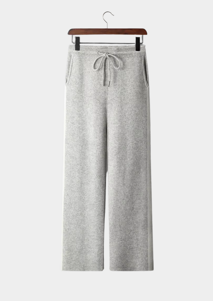 Men’s Knit Wide-Leg Trousers