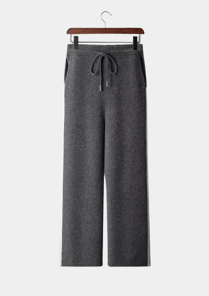 Men’s Knit Wide-Leg Trousers