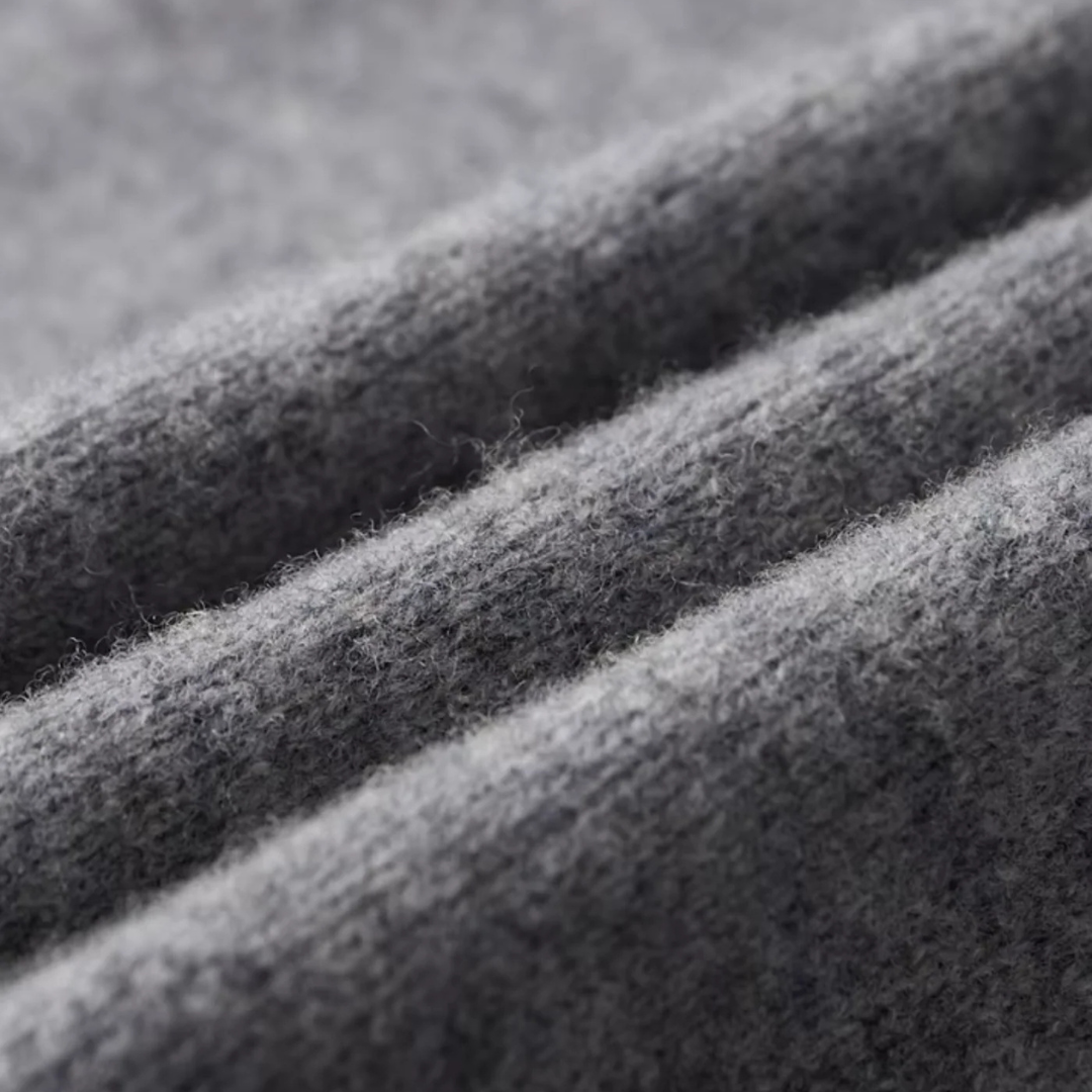 Men’s Two Tone Merino Wool Zip Cardigan