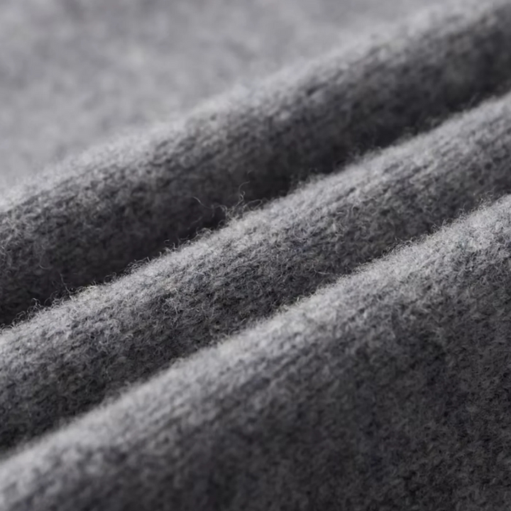 Men’s Two Tone Merino Wool Zip Cardigan