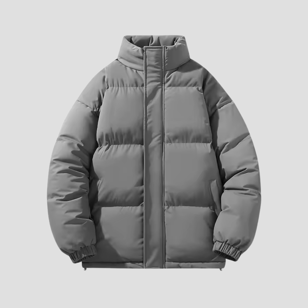MEN’S HIGH COLLAR PUFFER JACKET