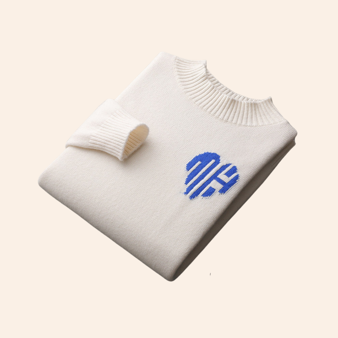 Men’s Knit Heart Sweater