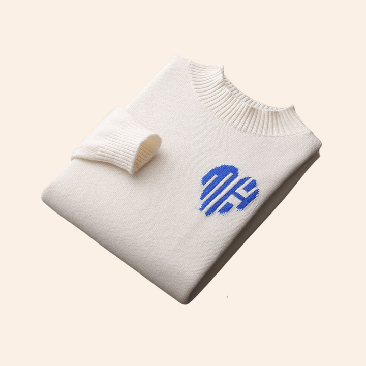 Men’s Knit Heart Sweater