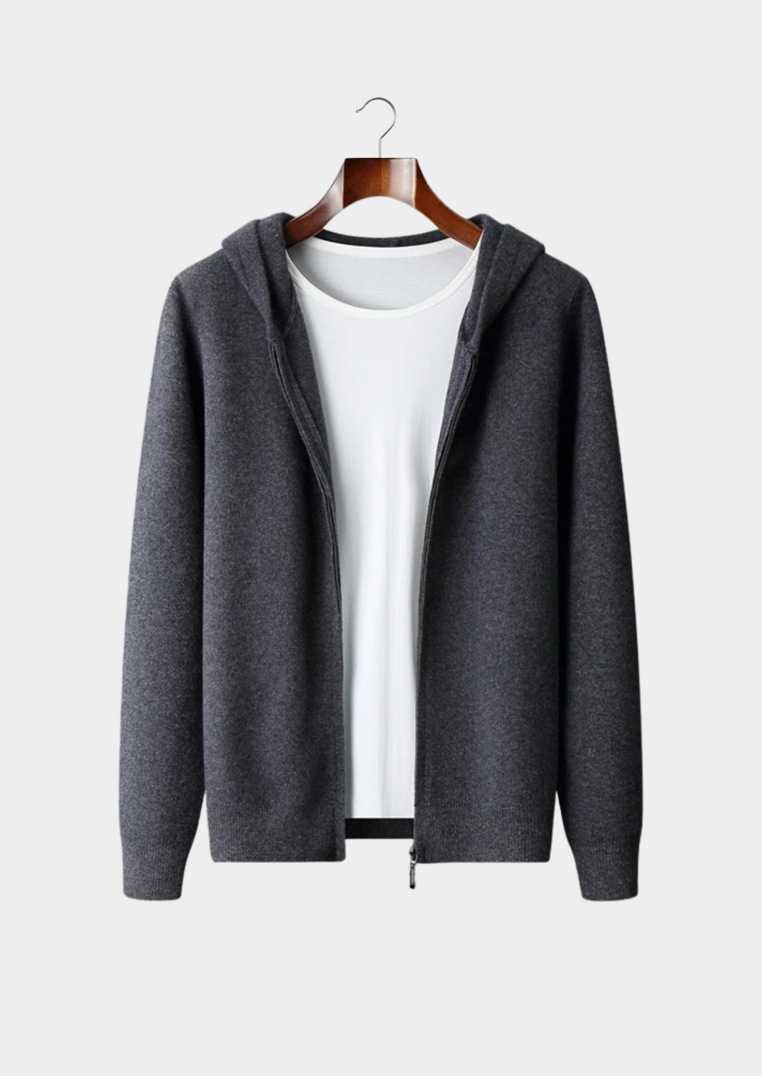 Men’s Knit Zipper Hoodie