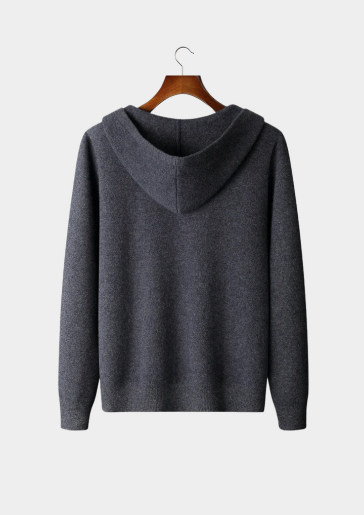 Men’s Knit Zipper Hoodie