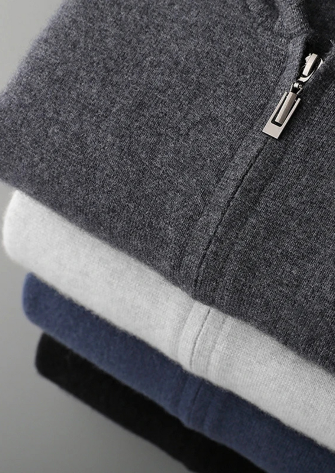 Men’s Knit Zipper Hoodie
