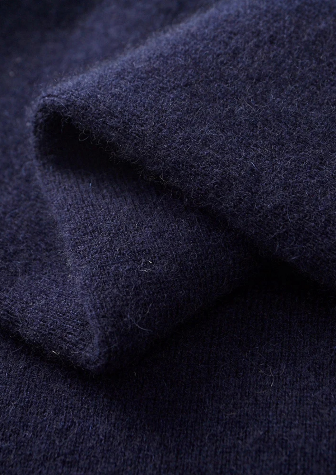 Men’s Wool Two-Tone Polo Cardigan