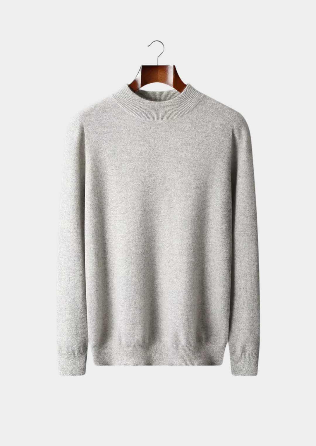 Men’s Merino Wool Mockneck Sweater