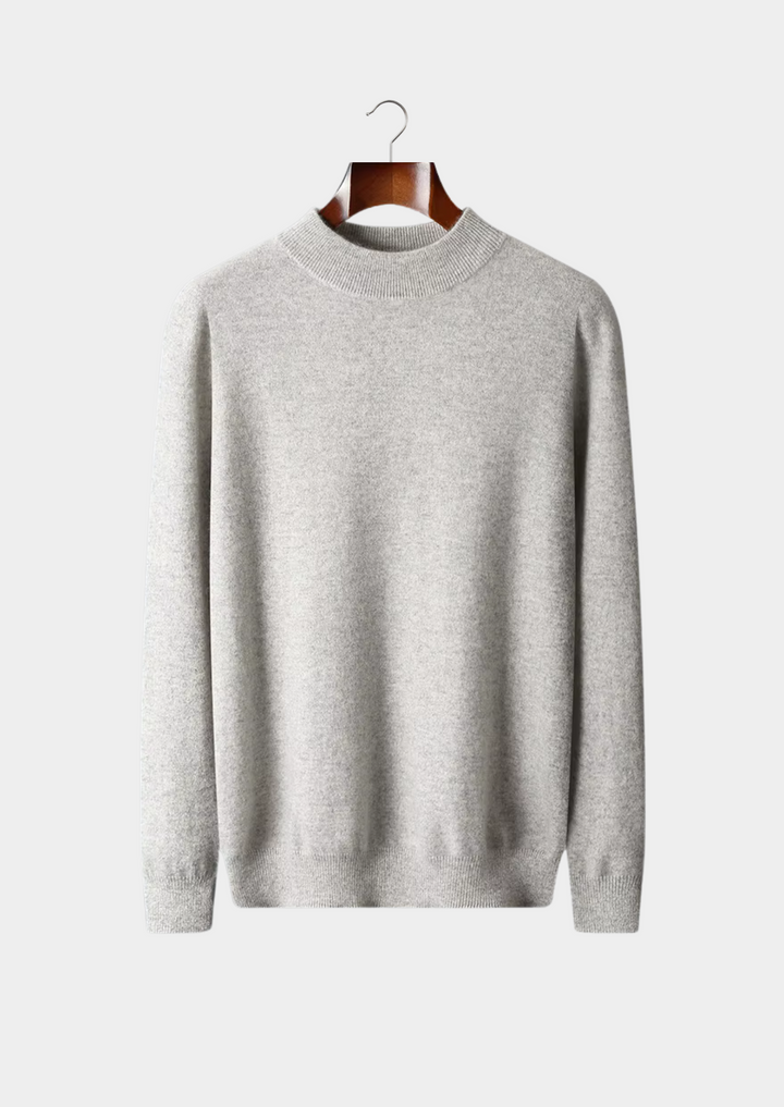 Men’s Merino Wool Mockneck Sweater