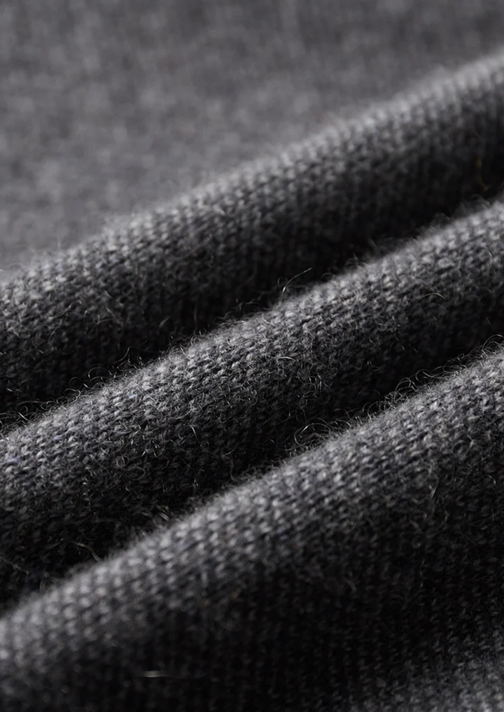 Men’s Knit Jacquard Zip Cardigan
