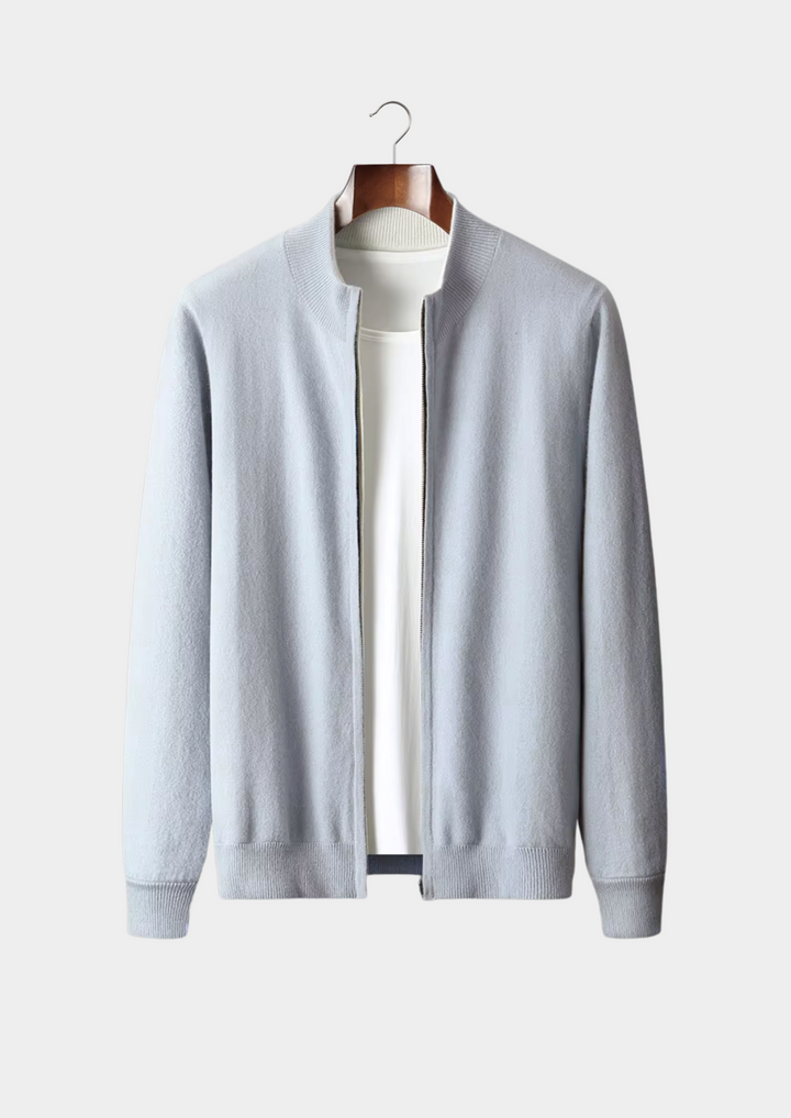 Men’s Wool Zip Cardigan