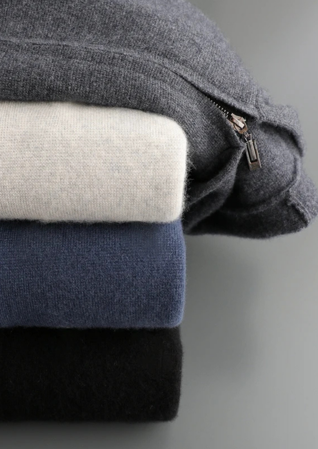 Men’s Knit Zipper Hoodie