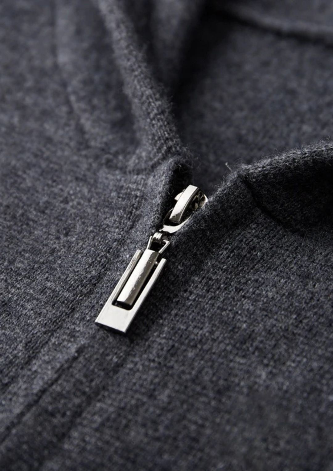 Men’s Knit Zipper Hoodie