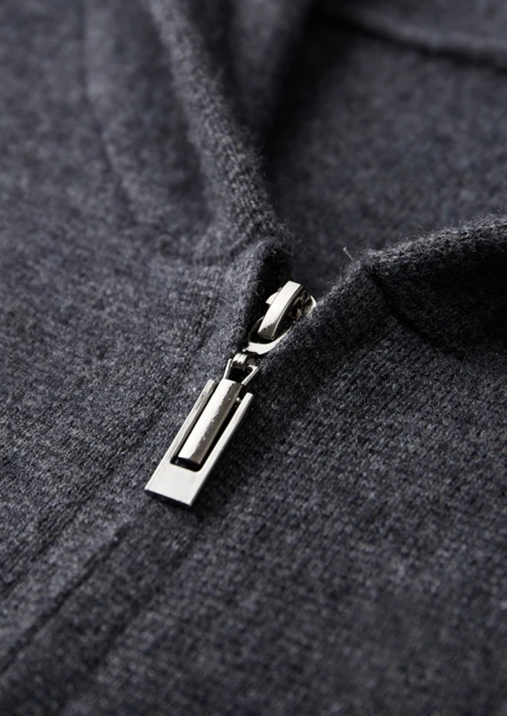Men’s Knit Zipper Hoodie