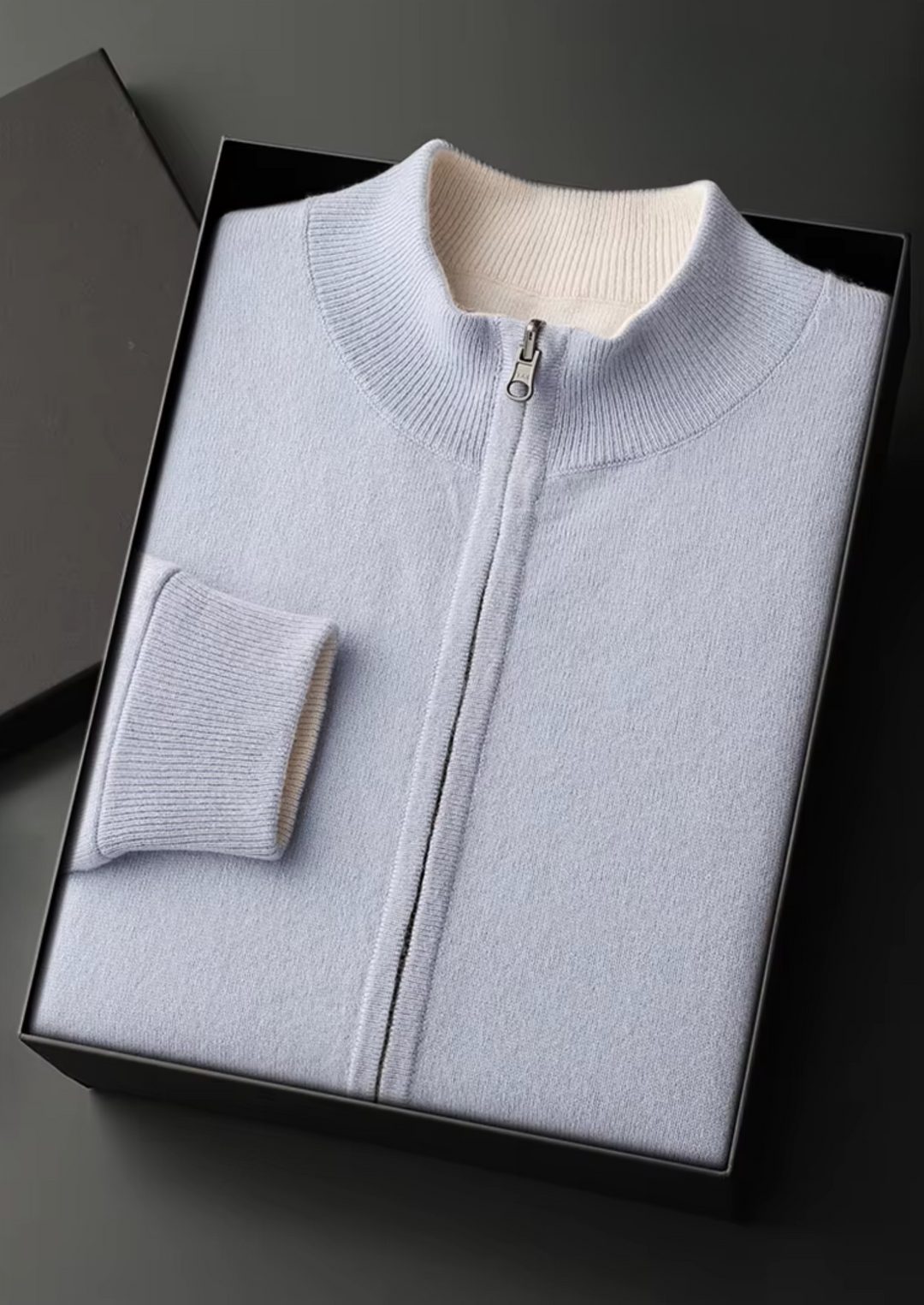 Men’s Wool Zip Cardigan