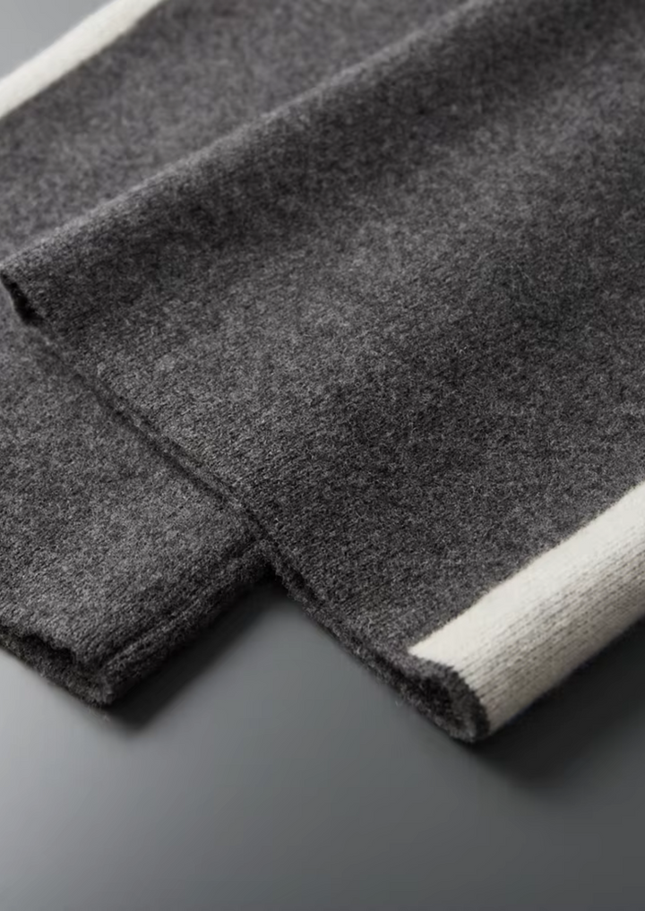 Men’s Knit Wide-Leg Trousers