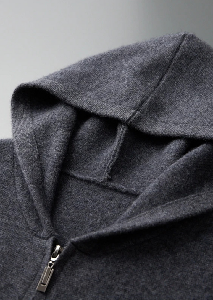 Men’s Knit Zipper Hoodie