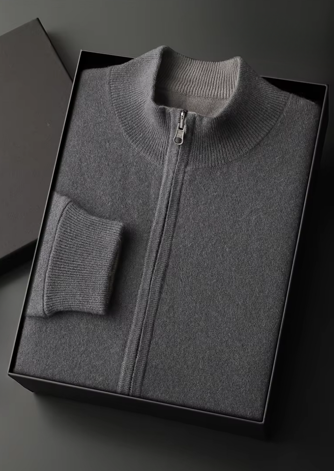 Men’s Wool Zip Cardigan