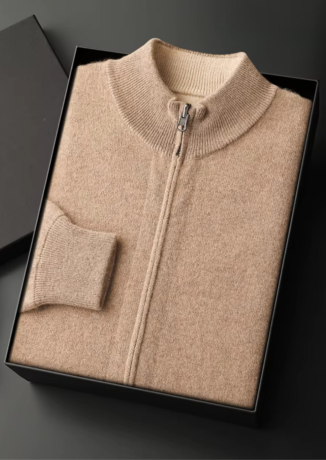 Men’s Wool Zip Cardigan