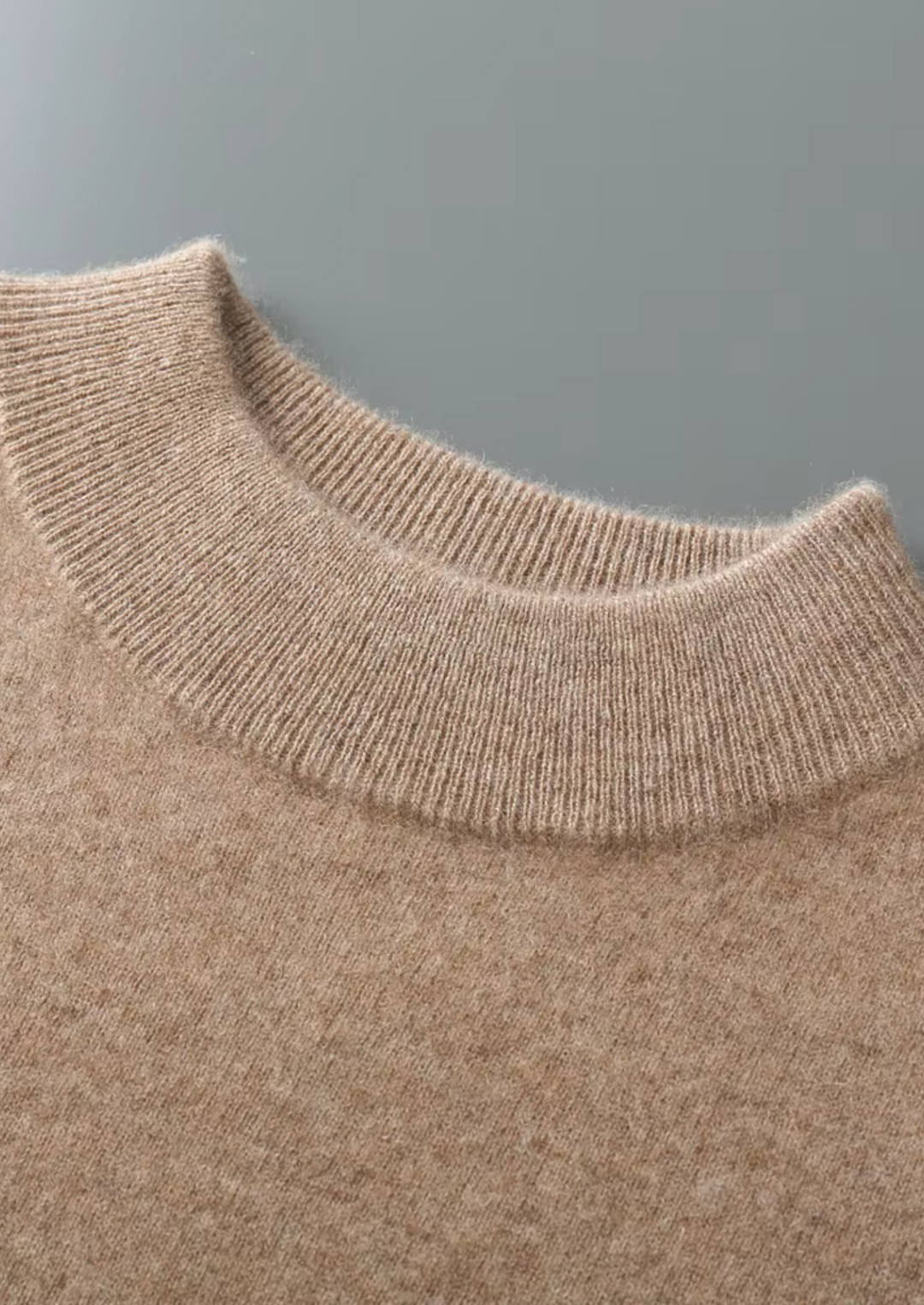Men’s Merino Wool Mockneck Sweater