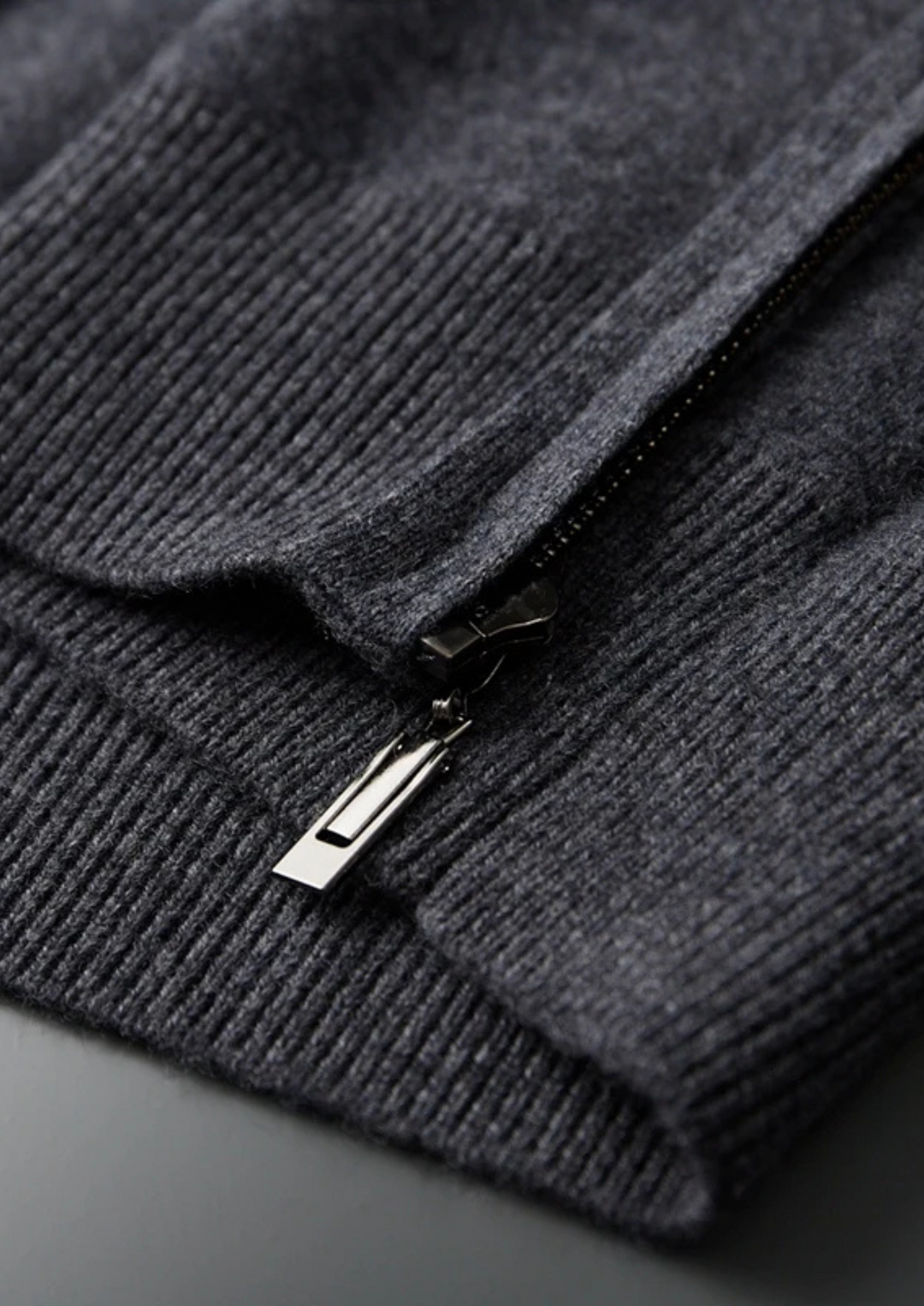 Men’s Knit Zipper Hoodie