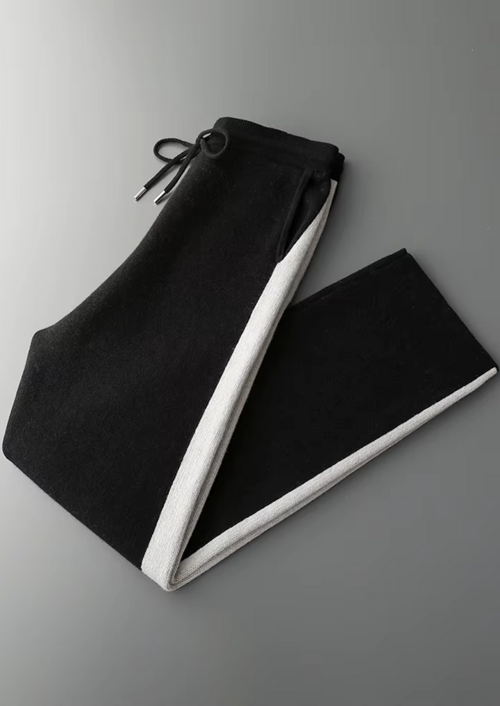 Men’s Knit Wide-Leg Trousers