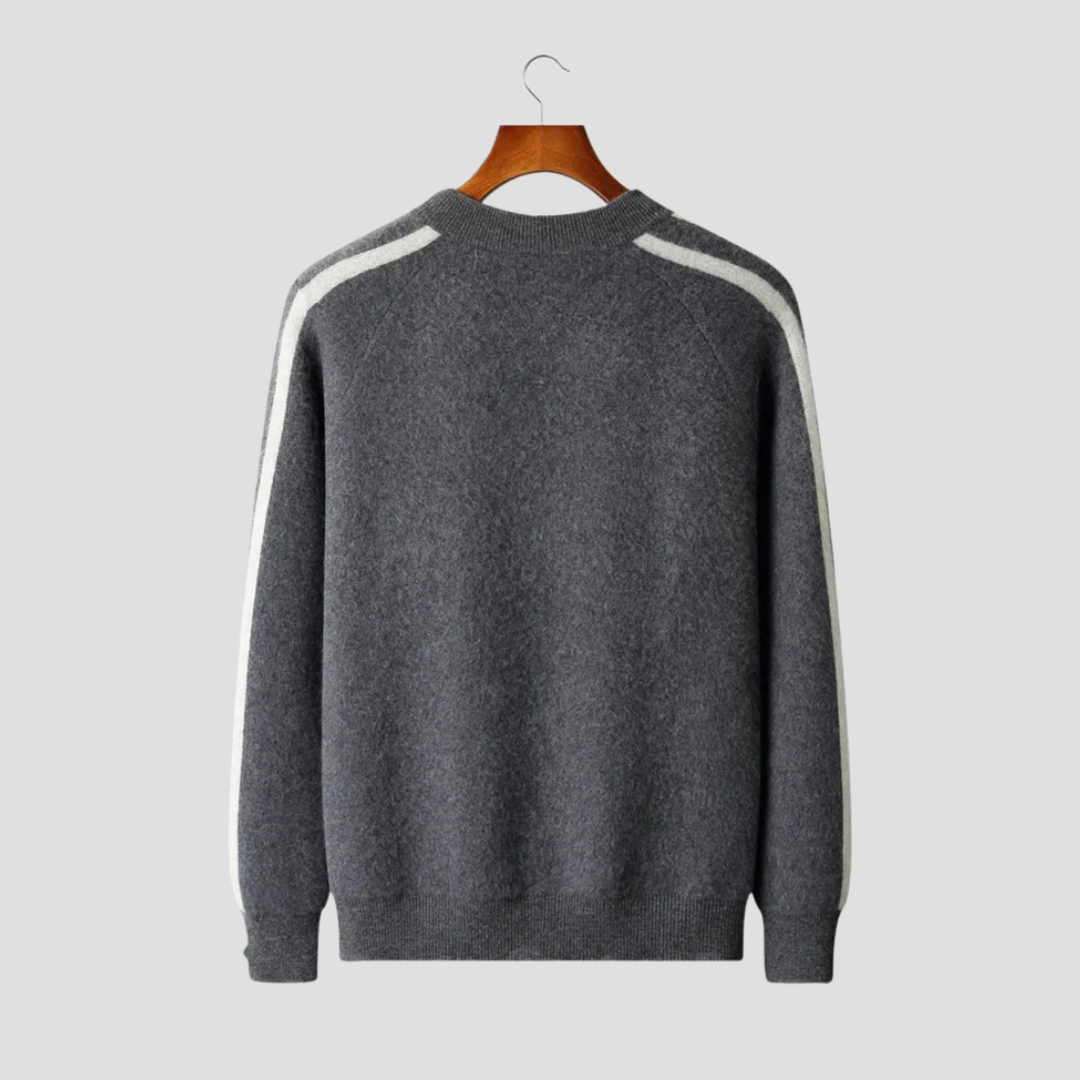 Men’s Merino Wool Blend Knit Cardigan