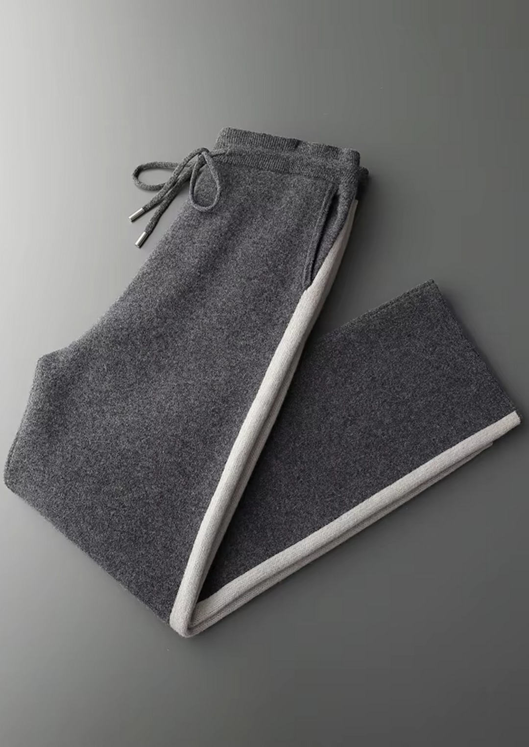 Men’s Knit Wide-Leg Trousers
