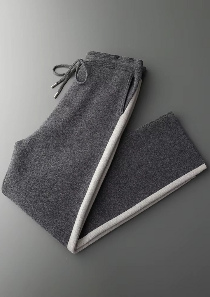 Men’s Knit Wide-Leg Trousers