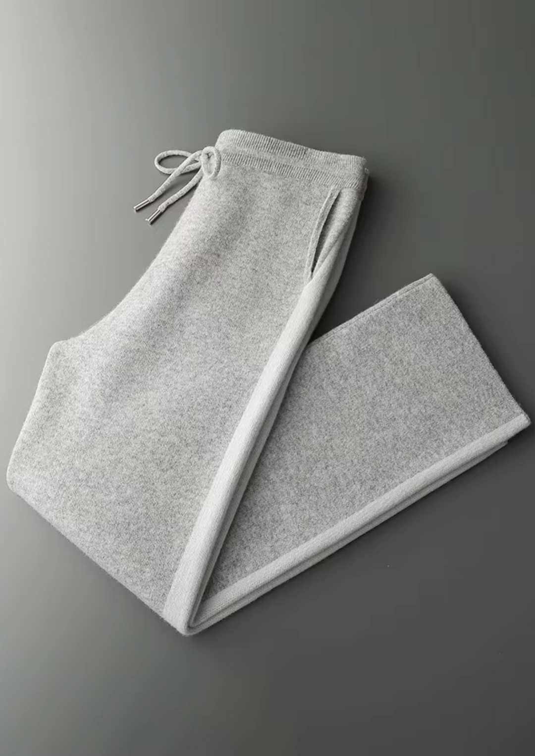 Men’s Knit Wide-Leg Trousers