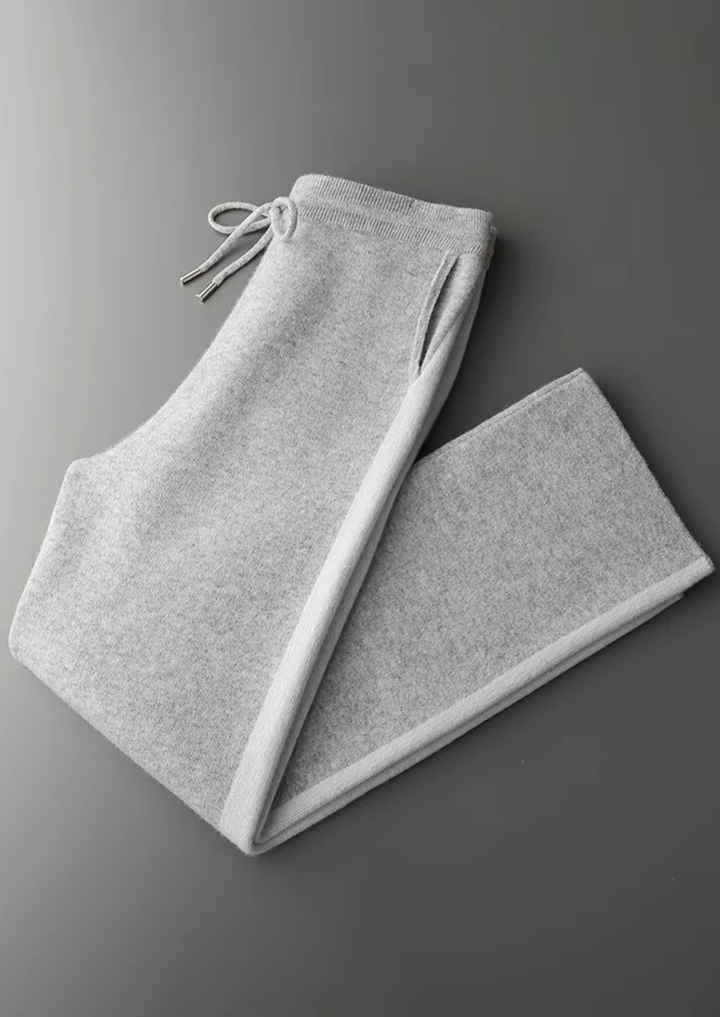 Men’s Knit Wide-Leg Trousers