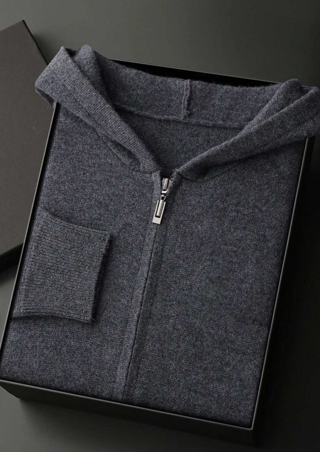 Men’s Knit Zipper Hoodie