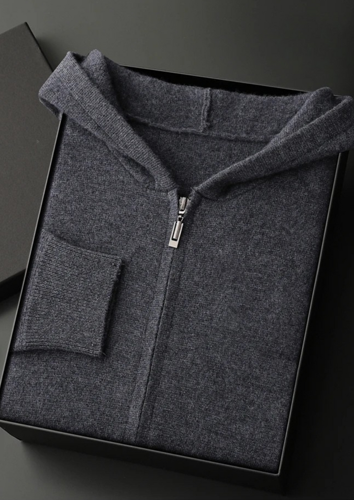 Men’s Knit Zipper Hoodie