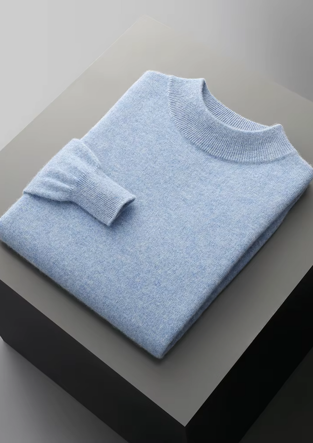 Men’s Merino Wool Mockneck Sweater