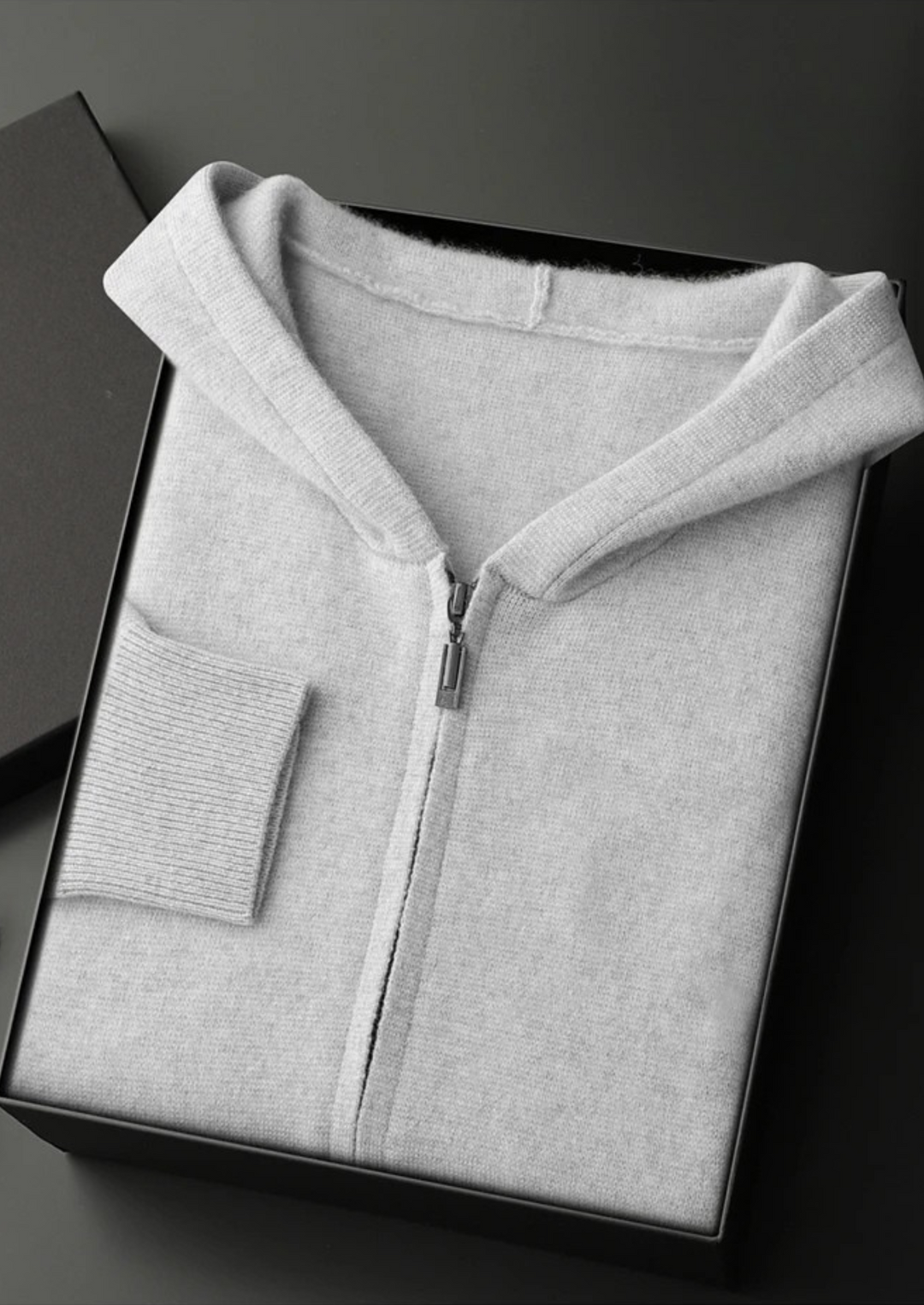 Men’s Knit Zipper Hoodie