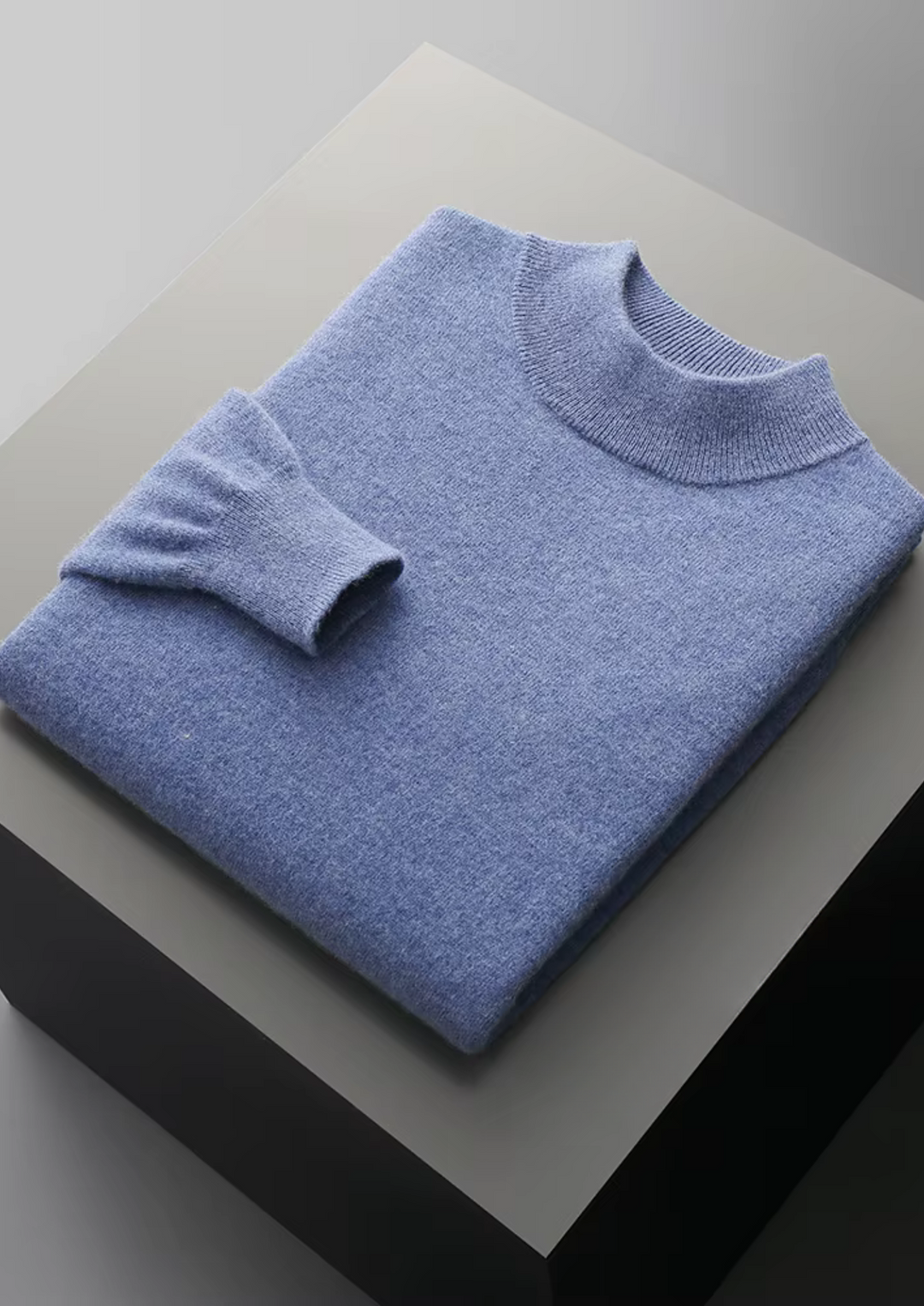 Men’s Merino Wool Mockneck Sweater