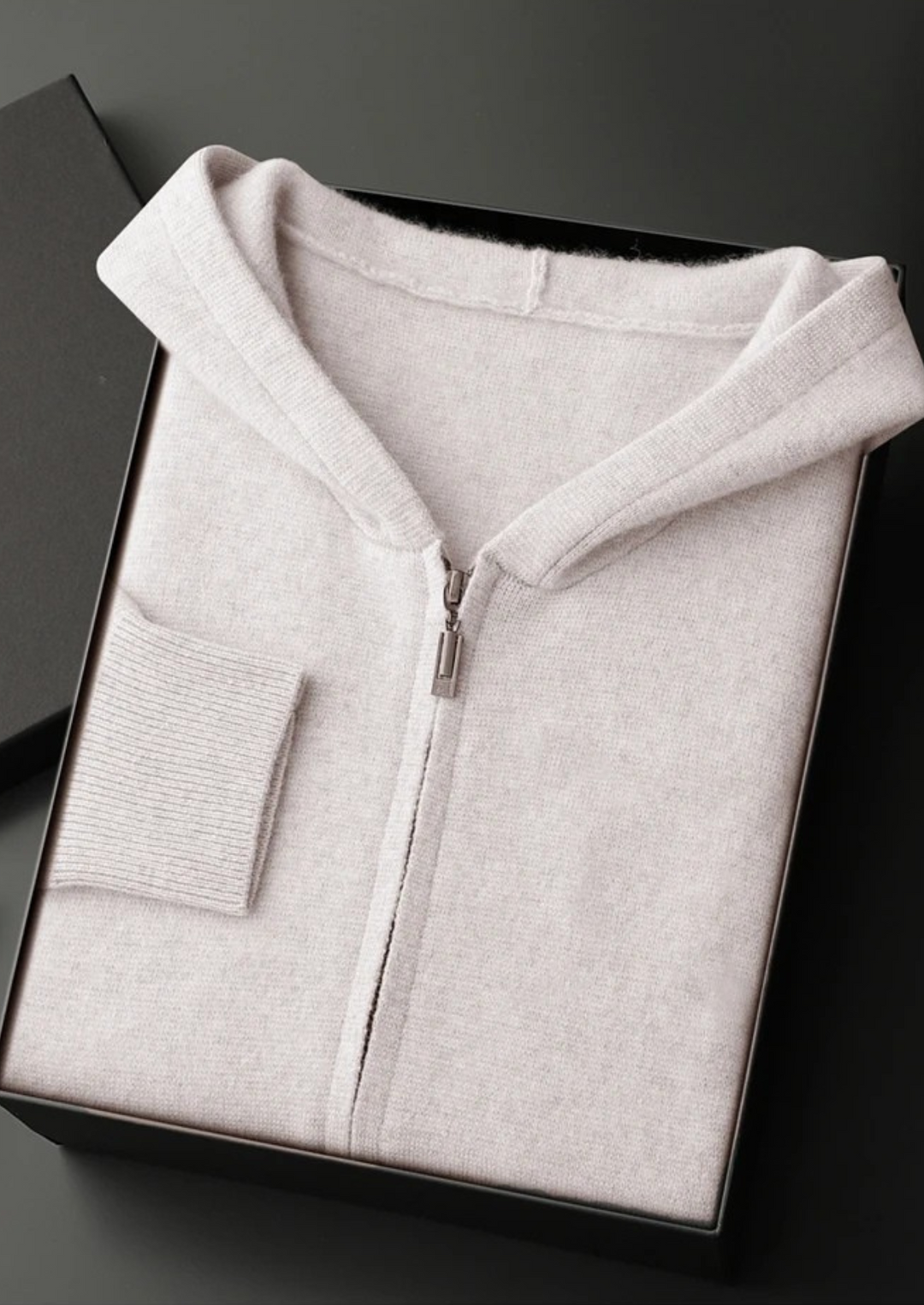 Men’s Knit Zipper Hoodie