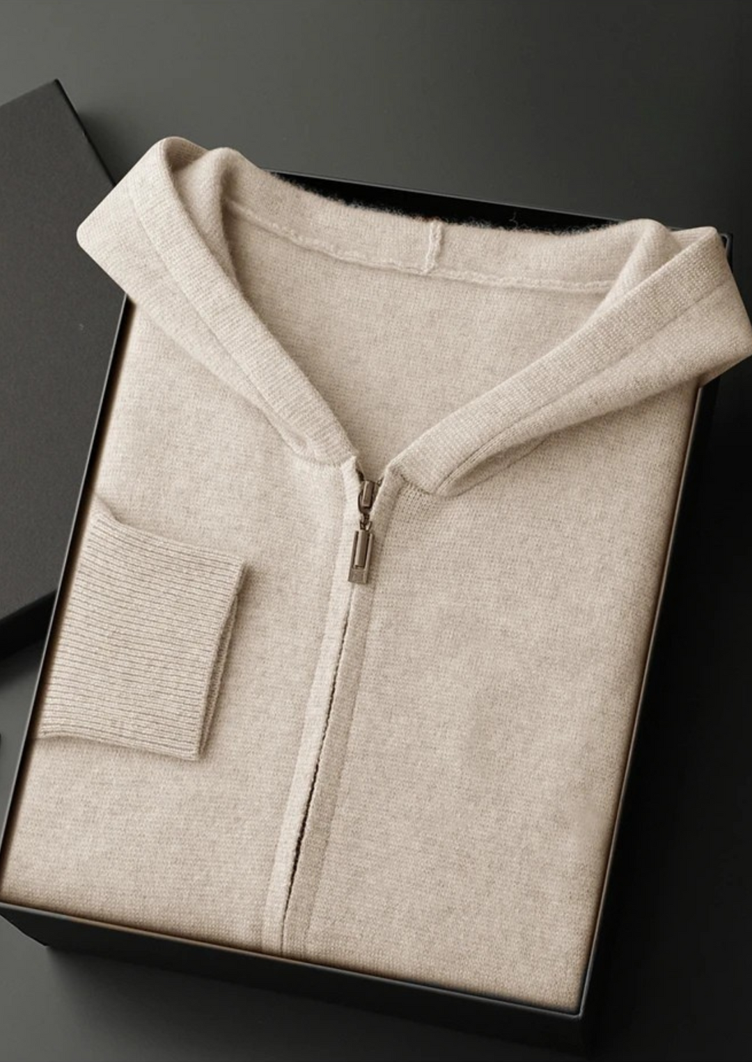 Men’s Knit Zipper Hoodie