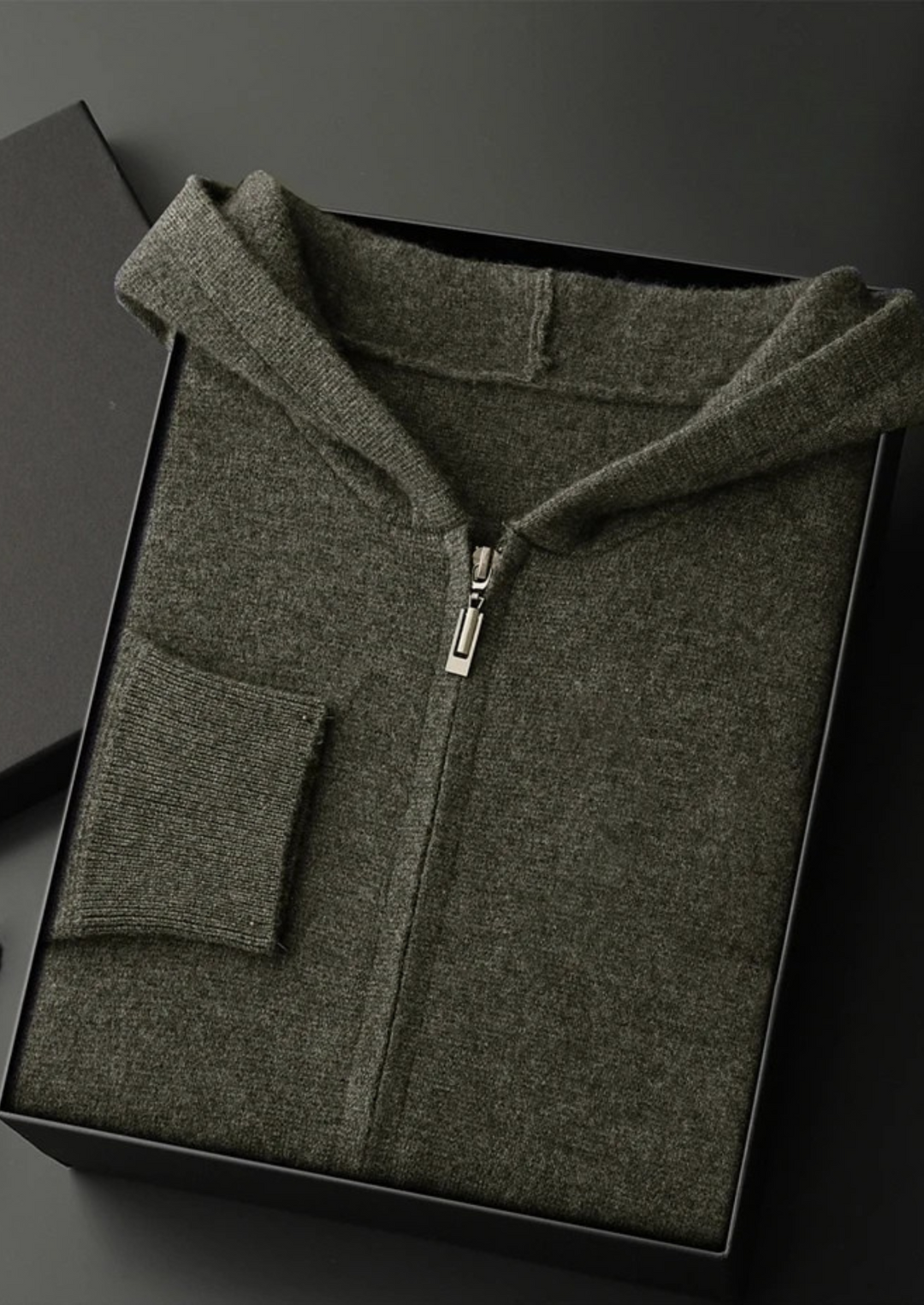 Men’s Knit Zipper Hoodie