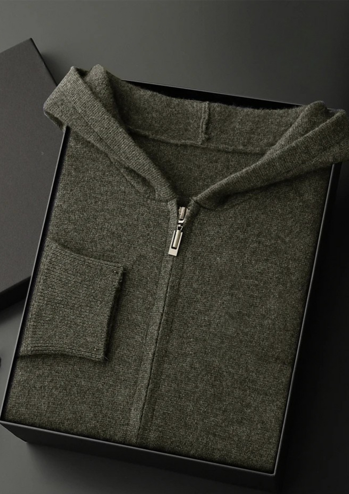 Men’s Knit Zipper Hoodie