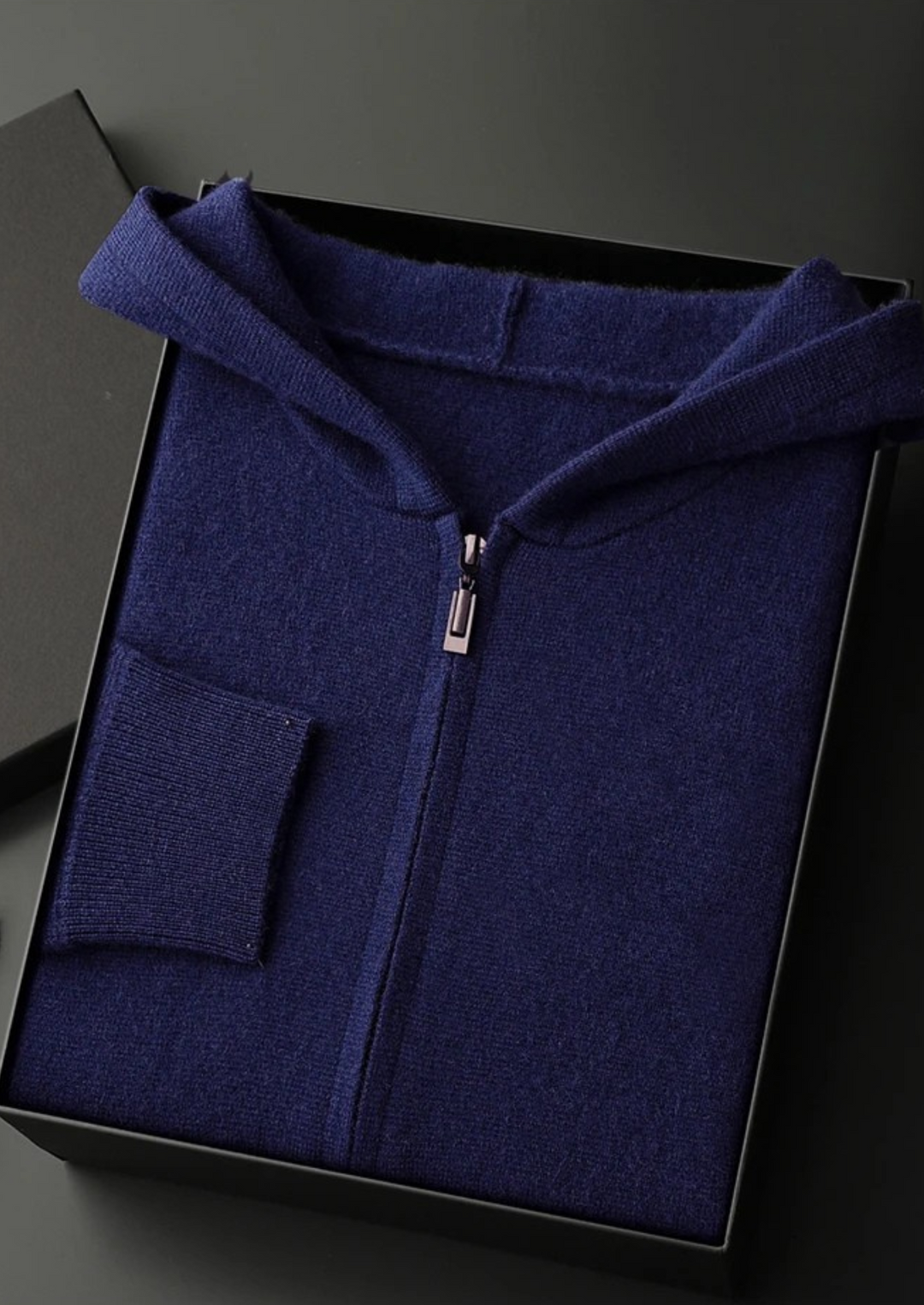 Men’s Knit Zipper Hoodie