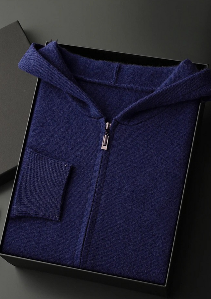 Men’s Knit Zipper Hoodie