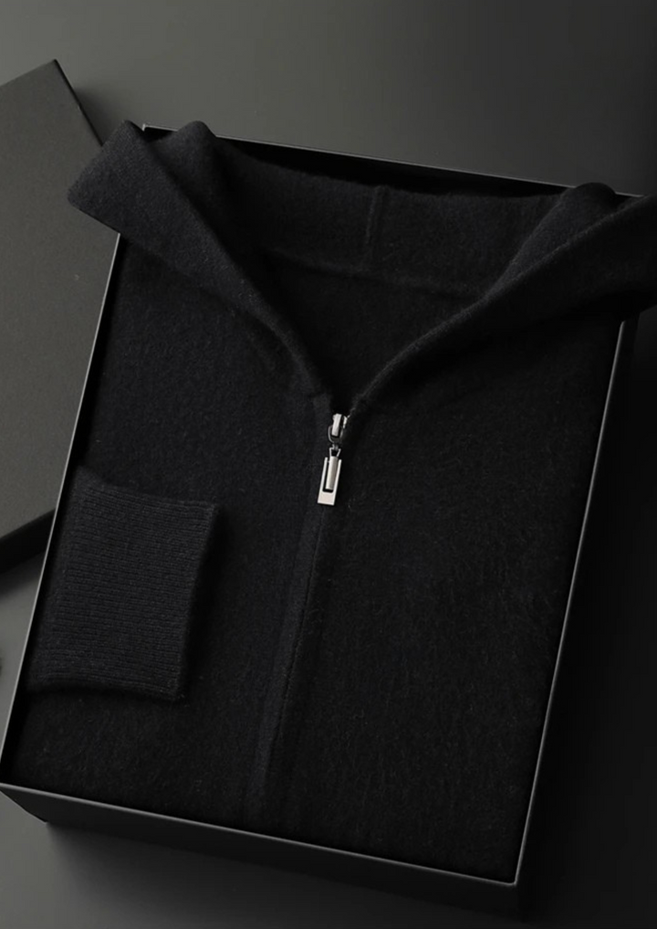 Men’s Knit Zipper Hoodie