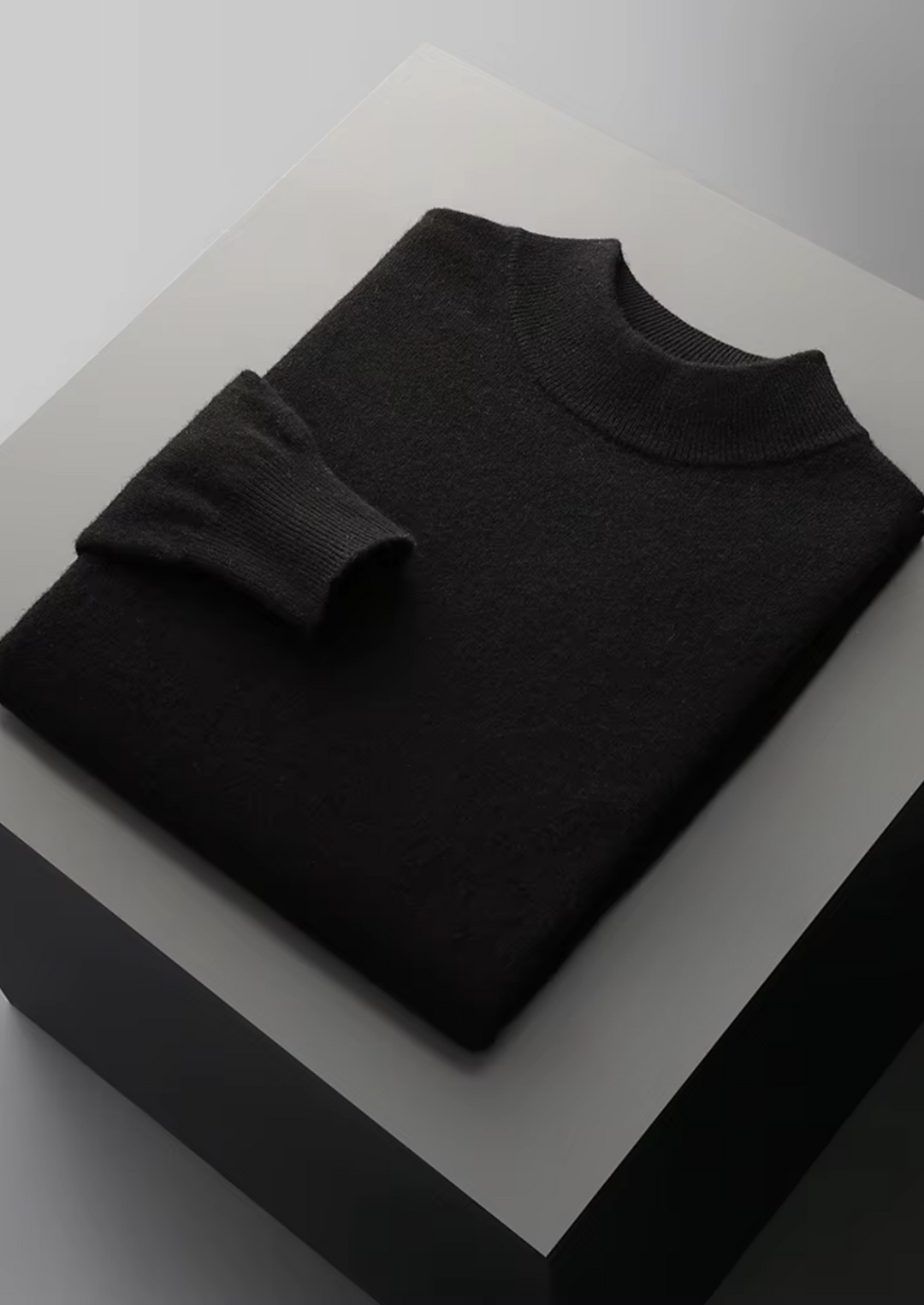 Men’s Merino Wool Mockneck Sweater