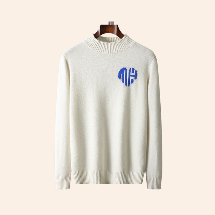 Men’s Knit Heart Sweater