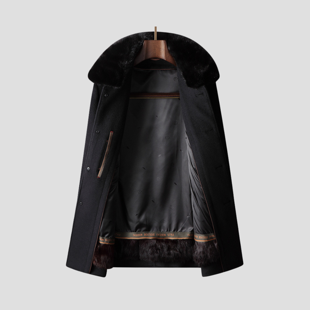 MEN’S WOOL OVERCOAT