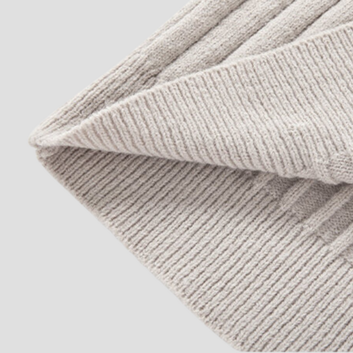 Men’s Ribbed Half Zip Jumper