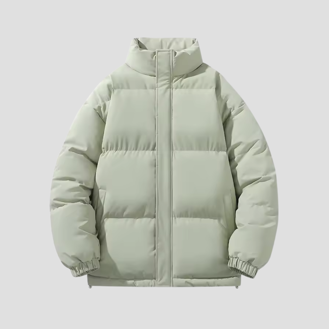 MEN’S HIGH COLLAR PUFFER JACKET